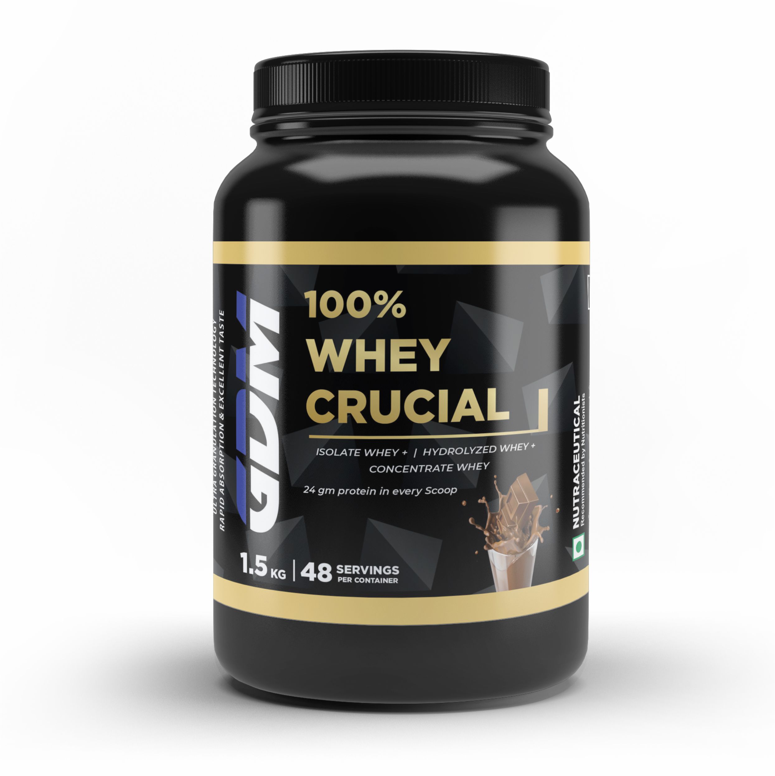 100 % WHEY PROTEIN BLEND (WHEY PROTEIN ISOLATE, WHEY PROTEIN CONCENTRATE & HYDROLYSED WHEY PROTEIN)